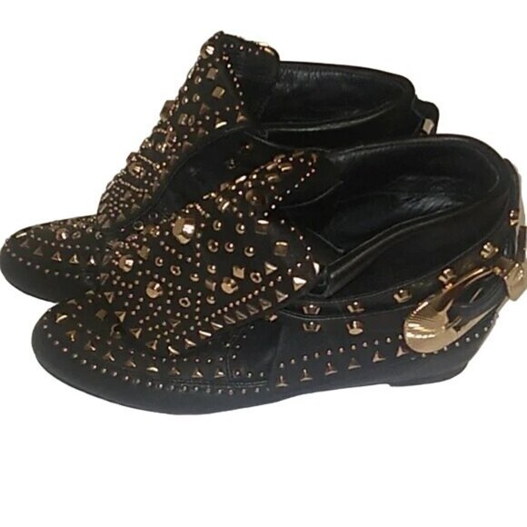 Ivy Kirzhner Adobee Black Studded Booties - Picture 2 of 8